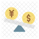 Dollar Yen Scale Icon