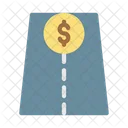 Dollar Road Highway Icon