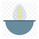 Dollar Egg Money Icon