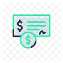 Dollar Check Money Icon