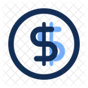 Dollar Coin Currency Icon