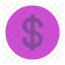 Dollar Money Coin Icon