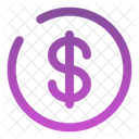 Dollar Money Coin Icon