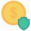 Dollar Security Shield Icon