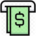 Dollarabhebung  Symbol