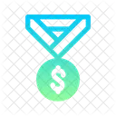 Dollar-Abzeichen  Symbol