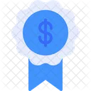 Dollar-Abzeichen  Symbol