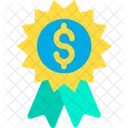 Dollar-Abzeichen  Symbol