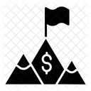 Dollar Achivement Goal Mission Icon