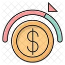 Dollar Money Graph Icon