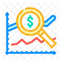 Dollar Analysis  Icon