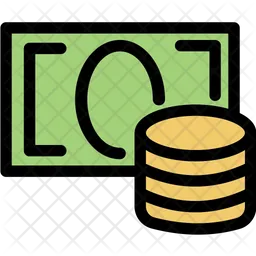 Dollar and coin  Icon