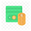 Dollar And Coins  Icon