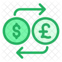 Dollar And Pound Exchange  Icon