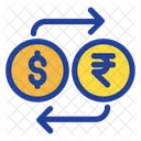 Dollar And Rupees Exchange  Icon