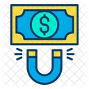 Dollar anziehen  Symbol