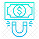 Dollar anziehen  Symbol