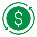 Dollar Arrow  Icon