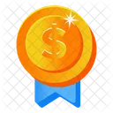 Achievement Badge Dollar Badge Business Badge Icon
