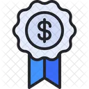Dollar Badge Financial Badge Financial Award Icon
