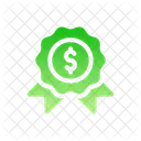 Badge Dollar Symbol Finance Icon
