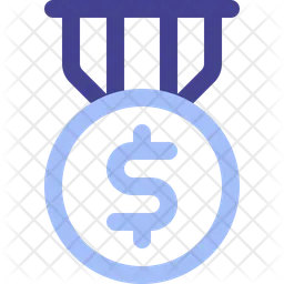 Dollar Badge  Icon