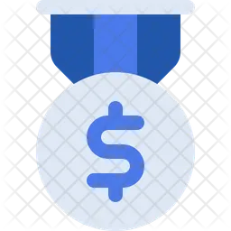 Dollar Badge  Icon