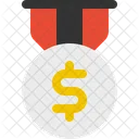 Dollar Badge Money Finance Icon