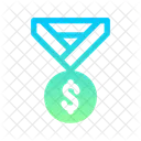 Dollar Badge  Icon
