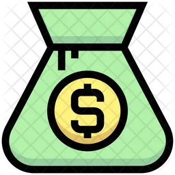 Dollar Bag  Icon