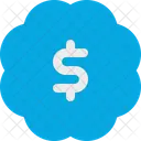 Dollar Bagde Currency Economy Icon