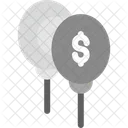 Dollar-Ballons  Symbol