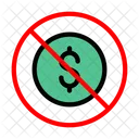 Money Dollar Notallowed Icon