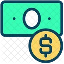 Dollar-Bargeld  Symbol