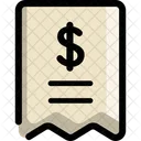 Dollar Bill Bank Money Icon