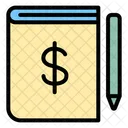 Dollar Book Book Financial Book Icon