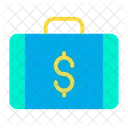 Dollar Briefcase Dollar Suitcase Money Briefcase Icon