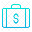 Dollar Briefcase Dollar Suitcase Money Briefcase Icon