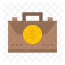 Dollar Briefcase Briefcase Bag Icon