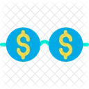 Dollar-Brille  Symbol