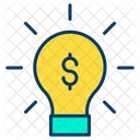 Dollar Bulb Finance Idea Dollar Icon