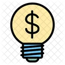 Dollar Bulb  Icon