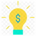 Dollar bulb  Icon