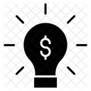 Dollar Bulb  Icon