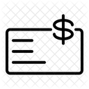 Dollar Card  Icon