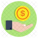 Dollar Care Currency Care Money Care Icon