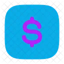 Carre Du Dollar Icon