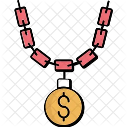 Dollar chain  Icon