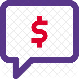 Dollar Chat  Icon