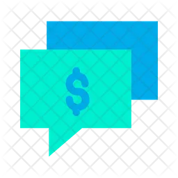 Dollar Chat Bubble  Icon